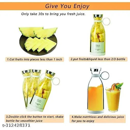 Portable Wireless Mini Juicer Blender Bottle