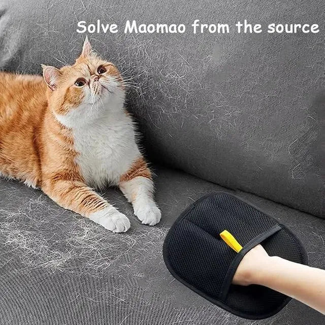 Pet Hair Grooming Glove – Gentle Hair and Fur Remover