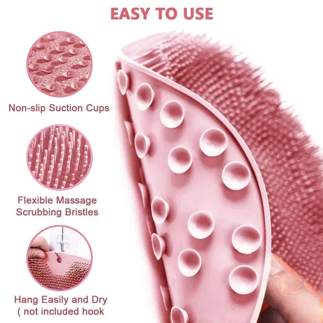 Silicone Body & Foot Scrubber – Gentle Multiuse Cleaner