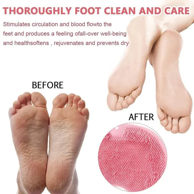 Silicone Body & Foot Scrubber – Gentle Multiuse Cleaner