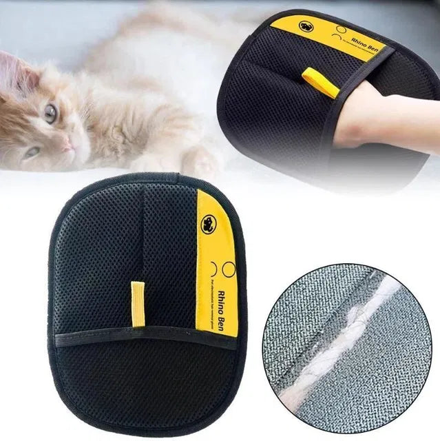 Pet Hair Grooming Glove – Gentle Hair and Fur Remover