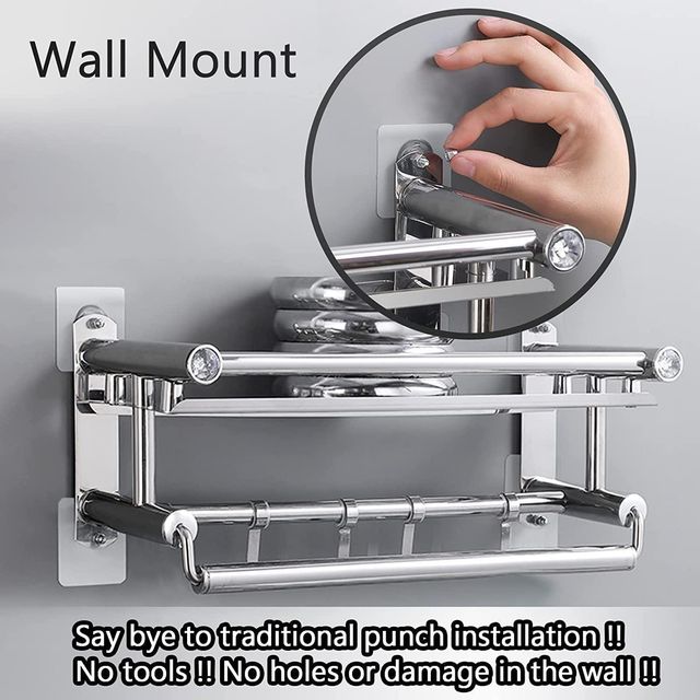 Wall Mount Screw Hooks Set for Home Storage